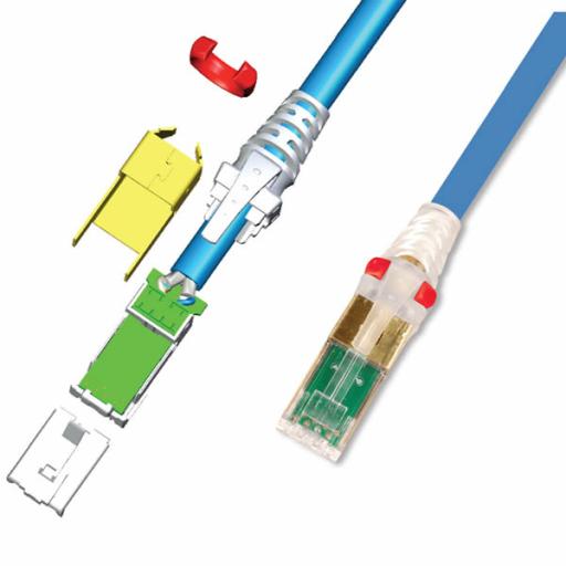 Siemon Patch Cord Z-MAX Cat6A UTP, CM, 7ft, Color Azul, Versión Bulk ...